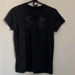 Under Armour Charcoal Tee with Logo women’s small